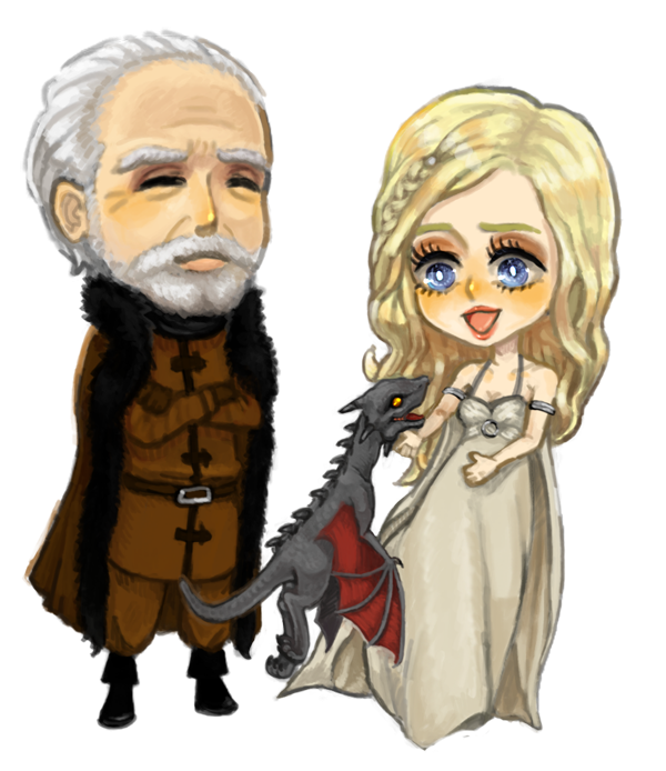 Daenerys Targaryen and Jeor Mormont