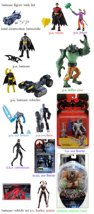 batman toy list