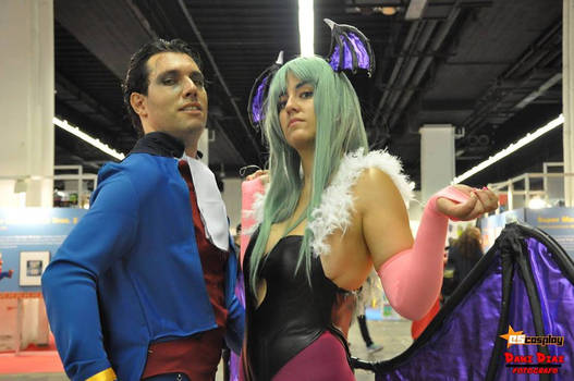 Morrigan and Demitri cosplay - Killer looks