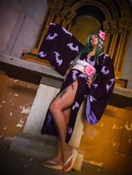 Morrigan Yukata cosplay - Dusk