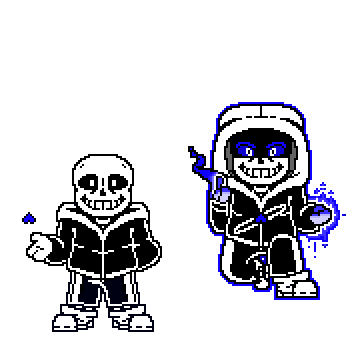 Undertale: Blue In the Face phase 1,2 (Kab take)