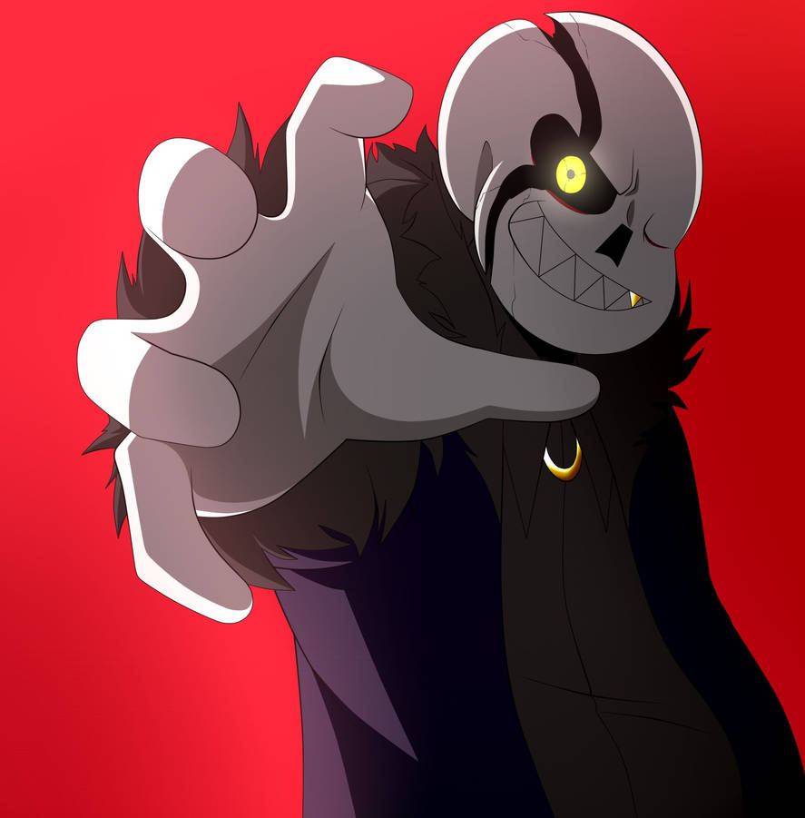 Cracked Sans (FellFissure canon) My Birthday by Sepdw on DeviantArt