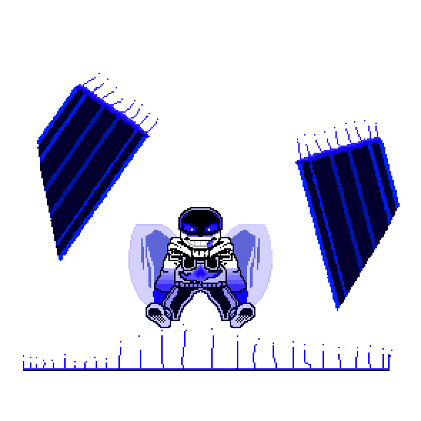 Undertale: Blue In the Face 2V (Kab take) Phase 2