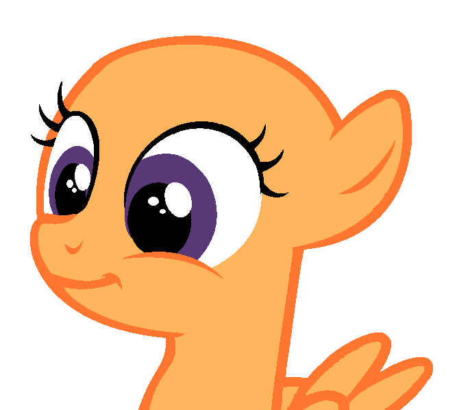 BASE: A filly's sweet smile.