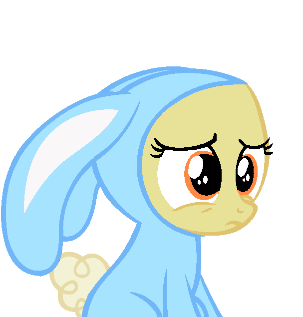 BASE Filly doesn't like bunny