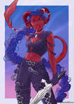 Sweet tiefling  by ReiraShiver