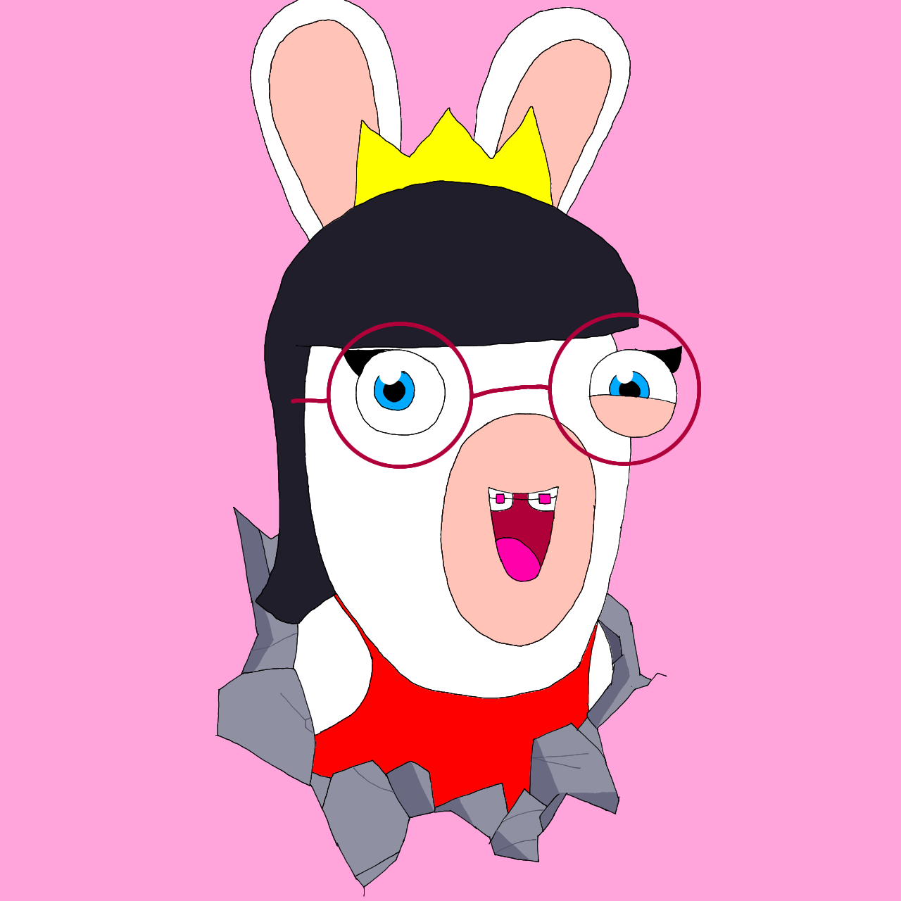 Pageant Rabbid Rabbid me breaking in by Neesy20 on DeviantArt