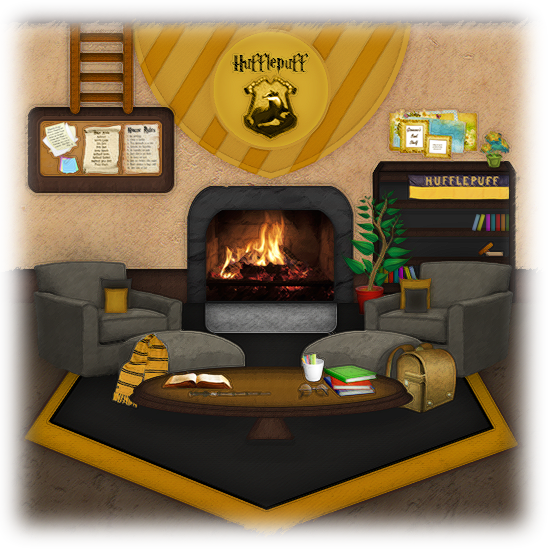Hufflepuff Common Room By Teg Ready On Deviantart