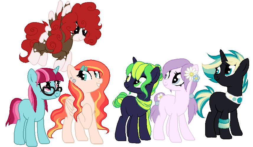 Mlp Rd Mane MLP Mane 6 (Speedpaint added) by PeppermintLeo on DeviantArt