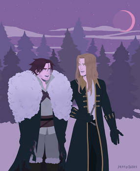 Belmont and Tepes [Castlevania]