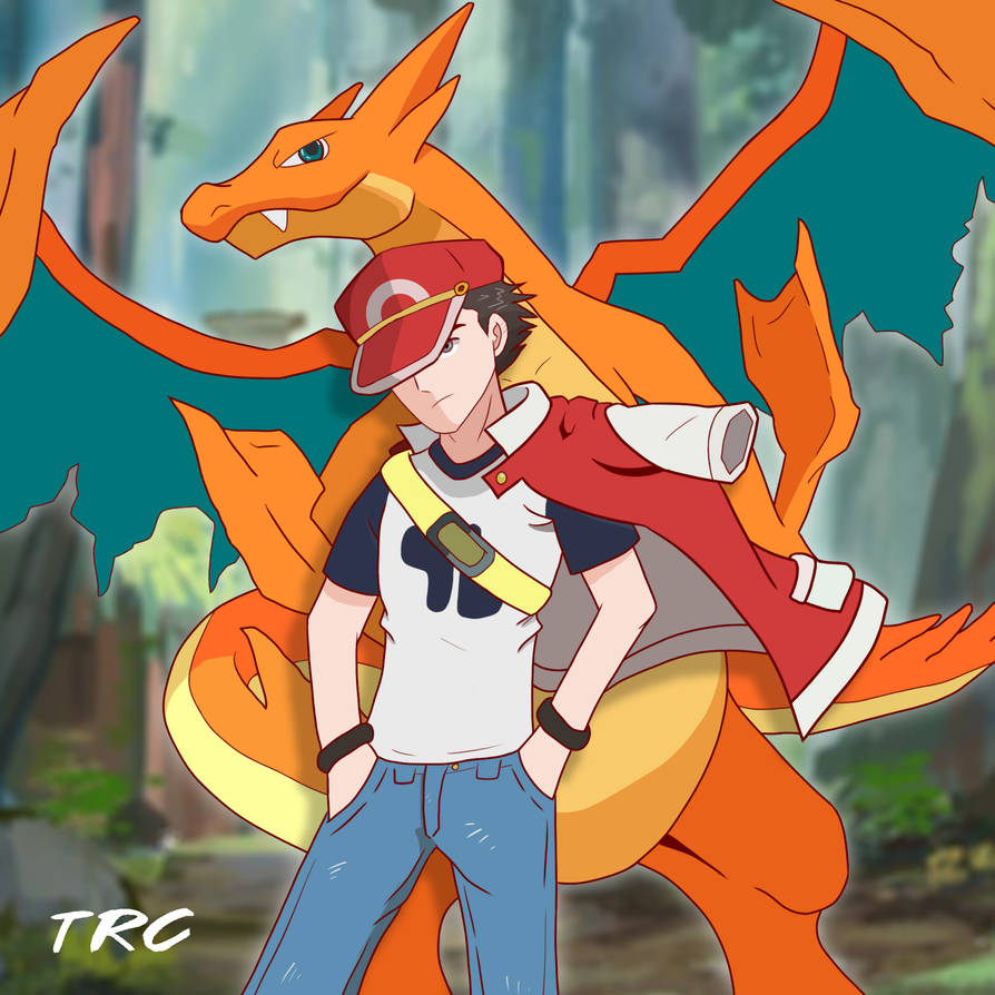Charizard, Red (character), Pokémon trainers, Pokémon, Poke Ball