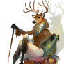 Character design deer Dandy