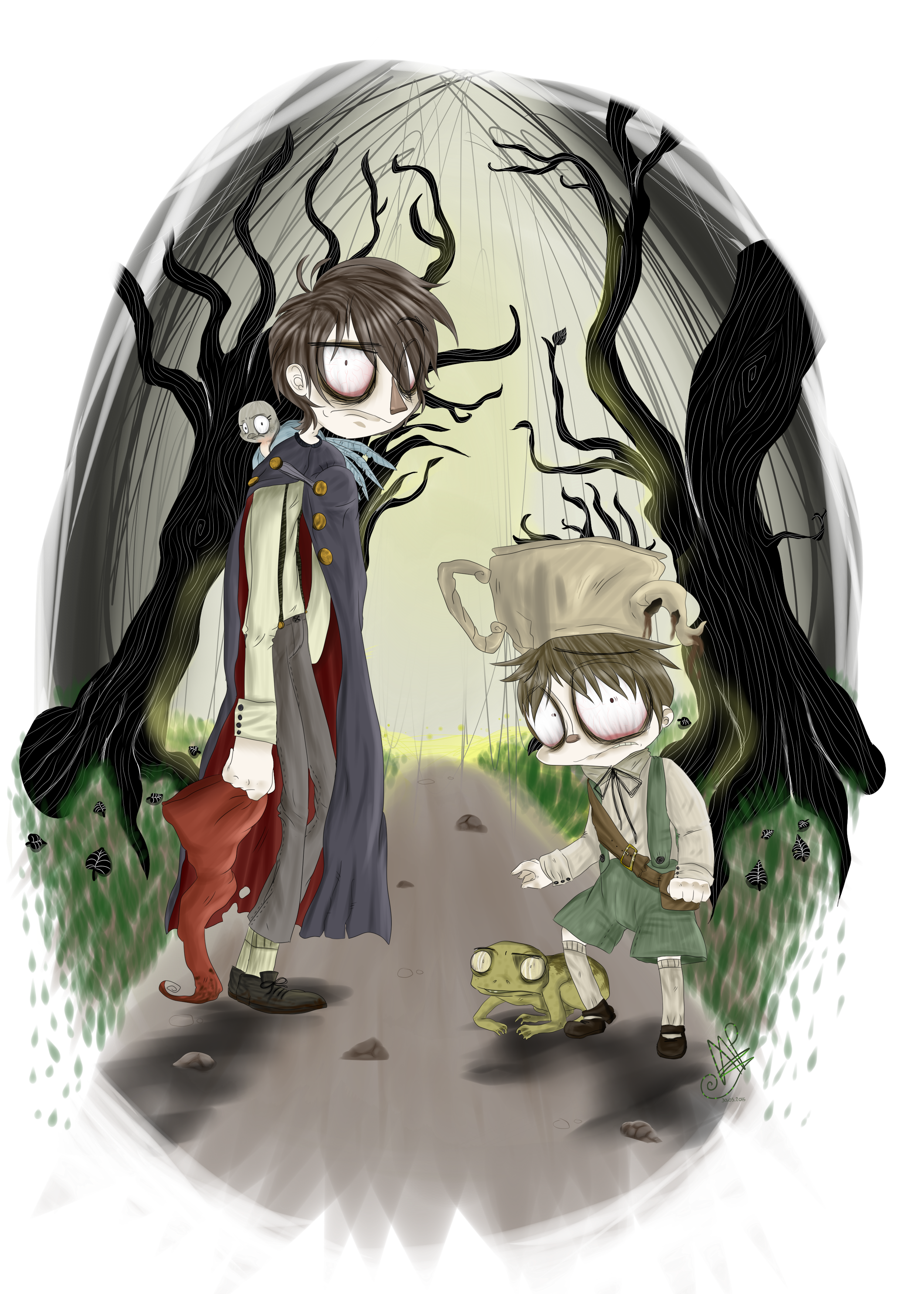 You Ve Been Too Far Over The Garden Wall Fanart By Lonares On