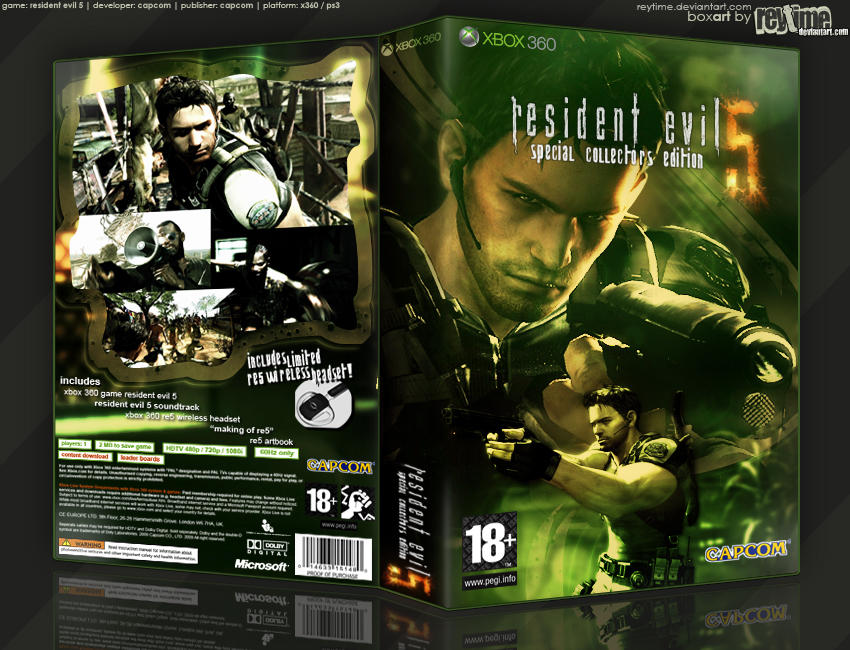 Resident Evil 5 SCE Boxart by reytime on DeviantArt