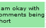 comments