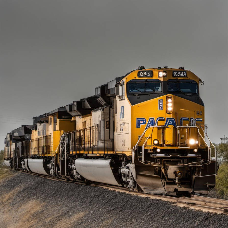 Ac44 Train Union Pacific Es44ac (ai generated) by molotovboi64 on DeviantArt