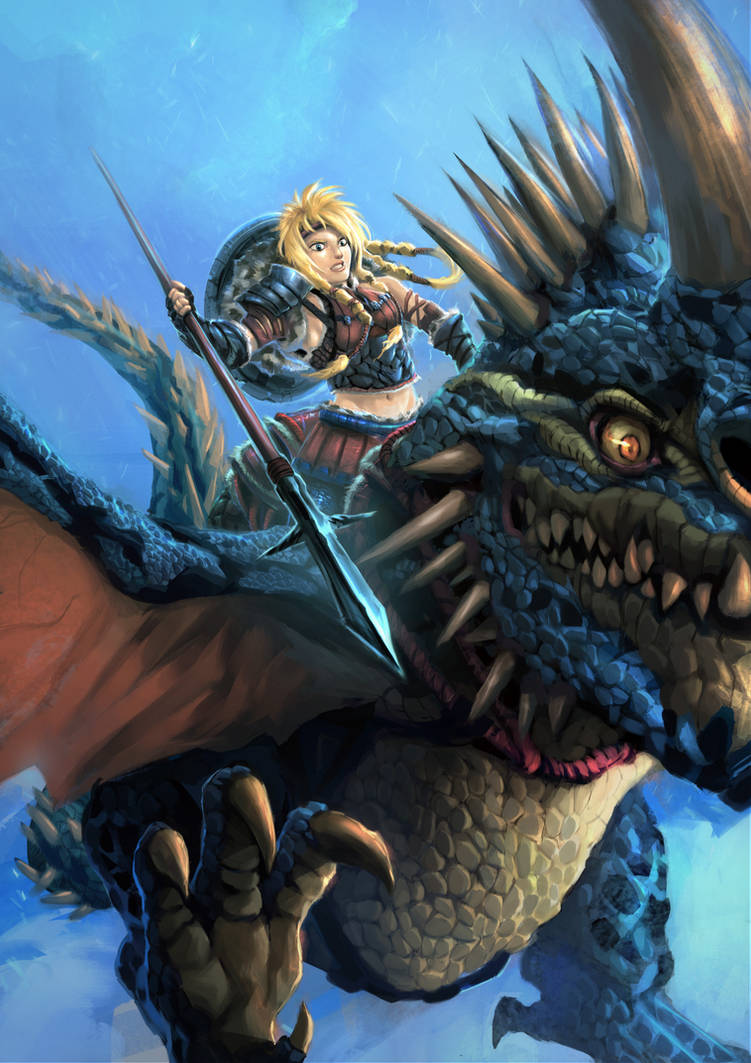 Astrid - How to Train your Dragon by MoshYong