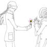 Daft Punk and Pretty Flower