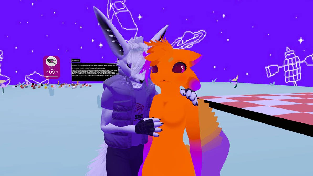 Shadow Fox Vrchat VRChat me and my friend white fox by Nicotto9 on DeviantArt