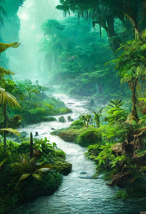 Jungle River by PopCultureAI on DeviantArt