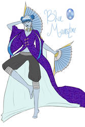 Steven Universe Gemsona: Blue Moonstone