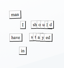 Magnetic Poetry Number 88 or Asthma