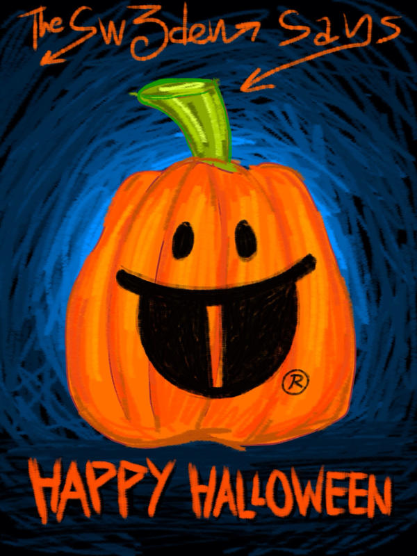 This is Halloween pumpkin card for 2013