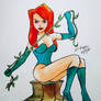 Poison Ivy Watercolor