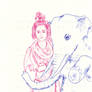 Smin Bayan and Elephant