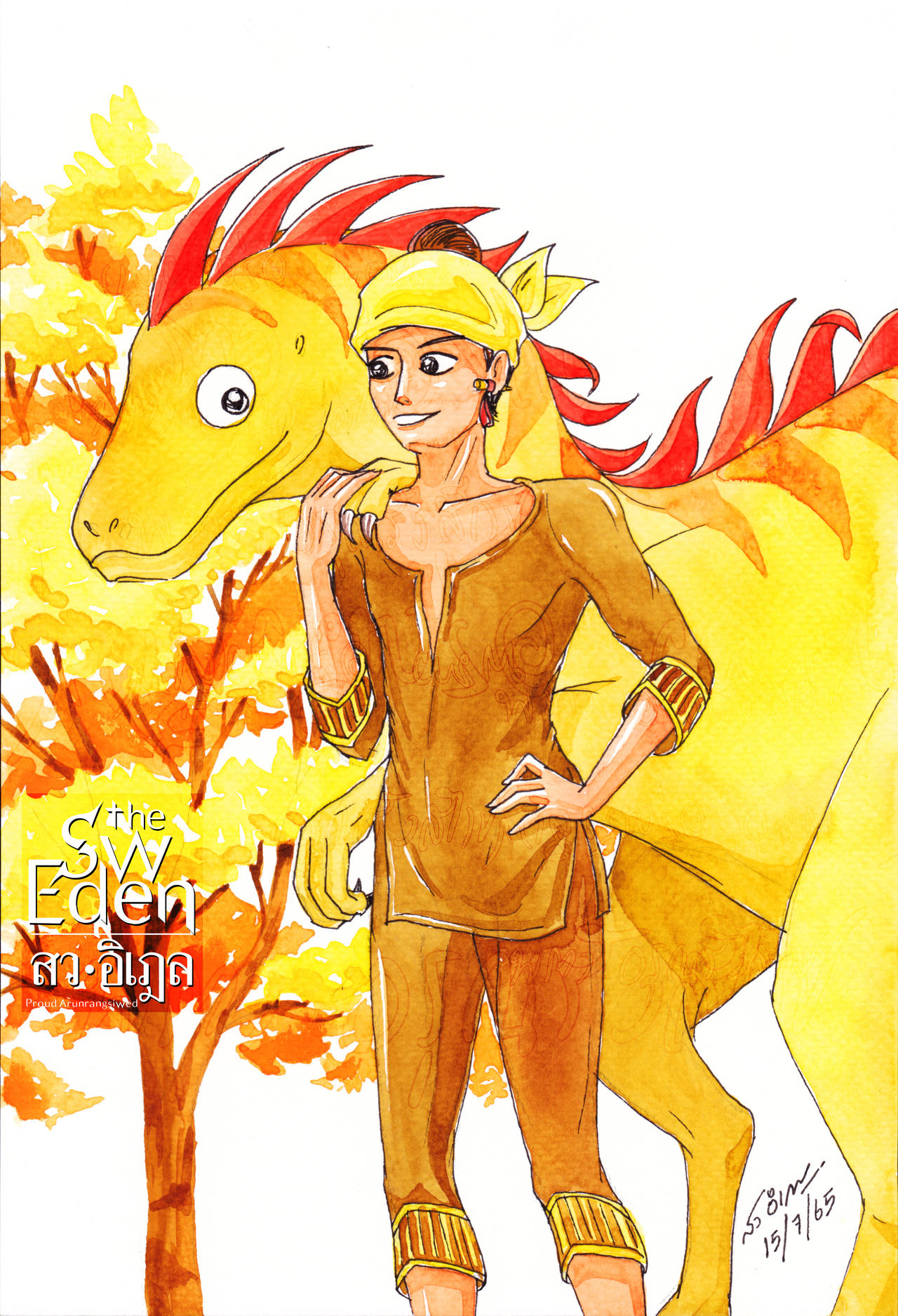Yellow King Tabin of Myanmar and Yellow Raptor by Sw-Eden on DeviantArt