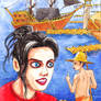 Jasmine and Myanmar Folk at Ava Pier Thai fiction