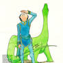 Smin Htaw Rama Prince green dinosaur tilt face up