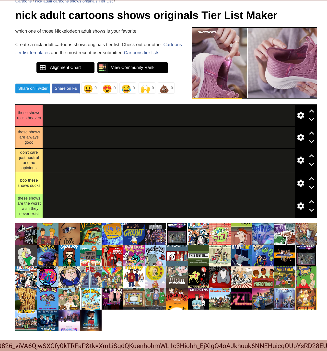 Updated Tier list