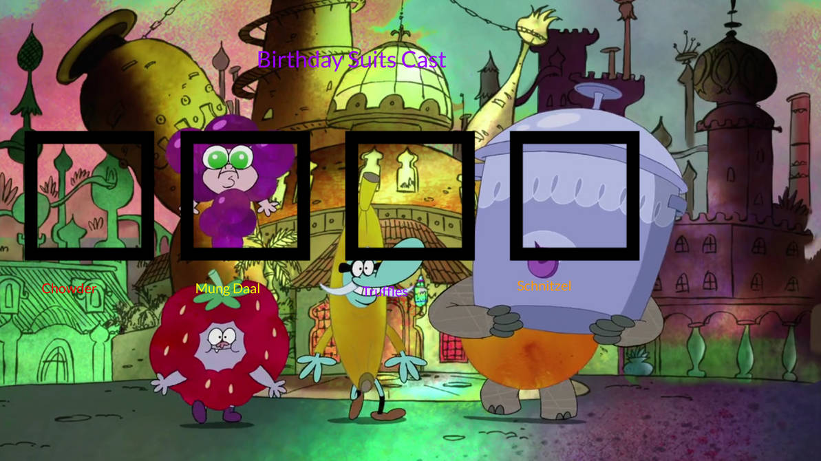 birthday suits cast meme by cwdag on DeviantArt