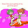 Arle and Draco goes Jelly Surfing