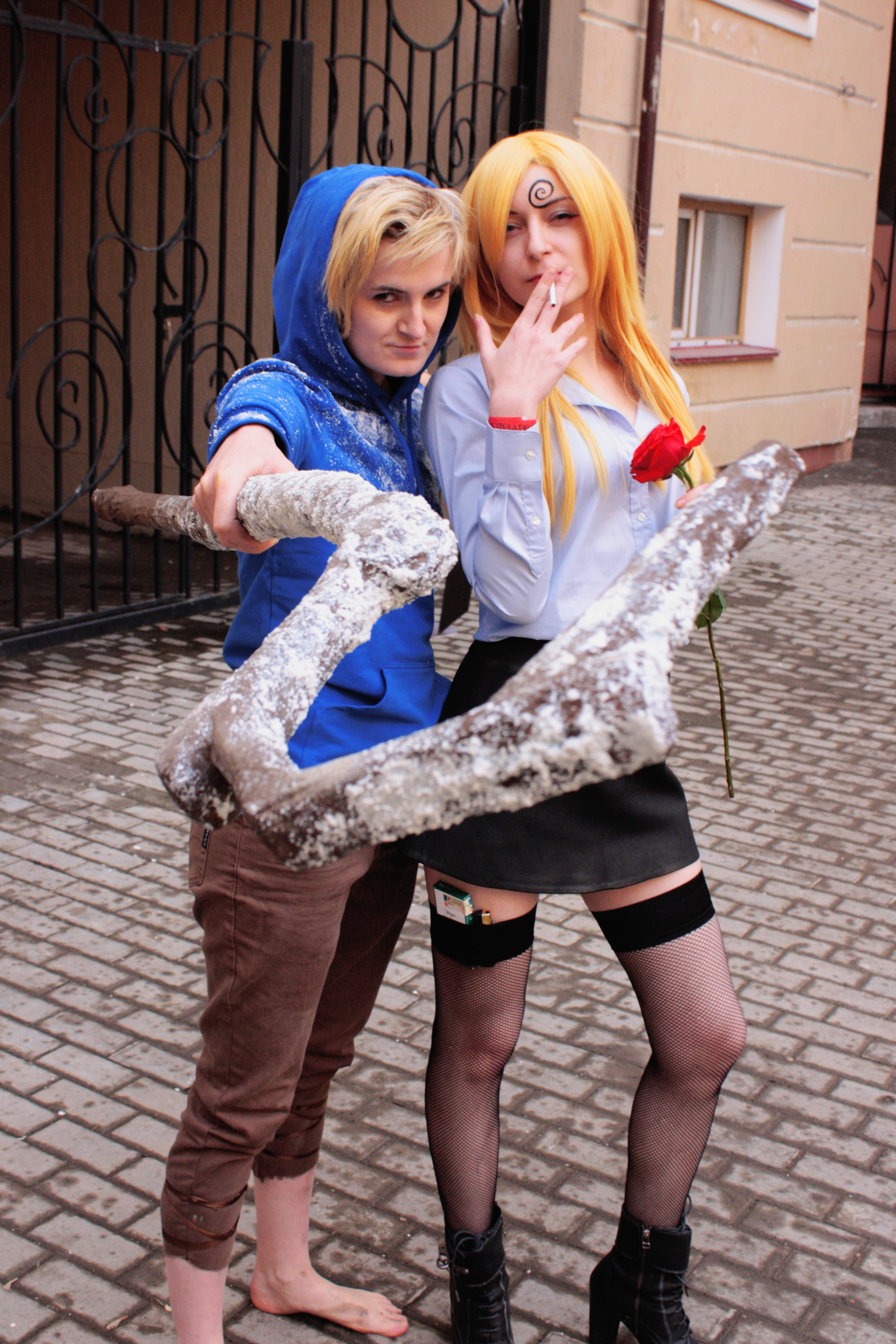 Fem Sanji and Jack Frost