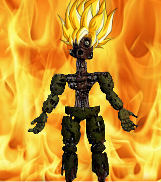 Super Saiyan Springtrap by TheImperfectAnimator on DeviantArt