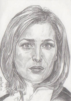 ACEO Scully Sketchcard