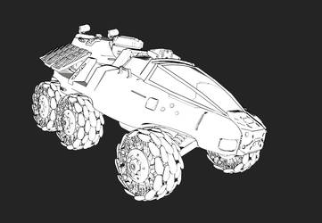 desert vehicle concept sketch