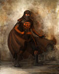 pagan priest by liuyangart