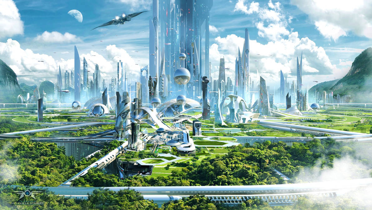 Promised future. Экогород будущего концепт. Футуристический город. Фантастический город. Город в будущем.