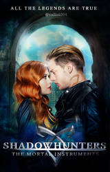 Shadowhunters fanmede promo poster by Vall