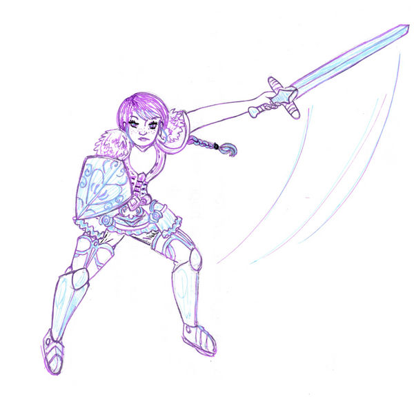 Slice - Aveyond Inktober by Mu11berry