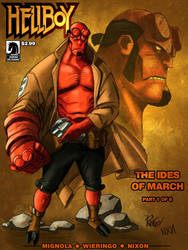 Wieringo's Hellboy colored