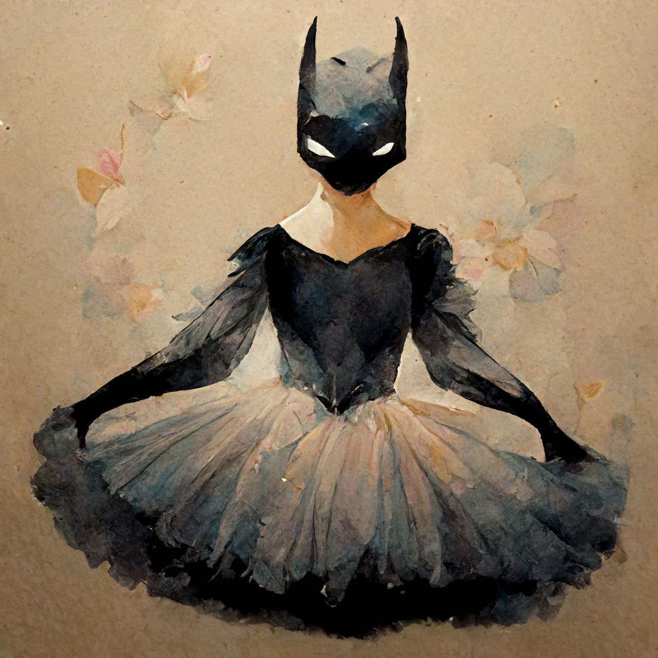 Batman As A Ballerina by in-the-mind-of-ai on DeviantArt