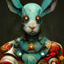 steampunk cyborg easterbunny