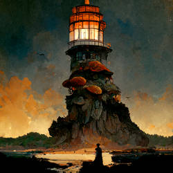 mushroom lighthouse