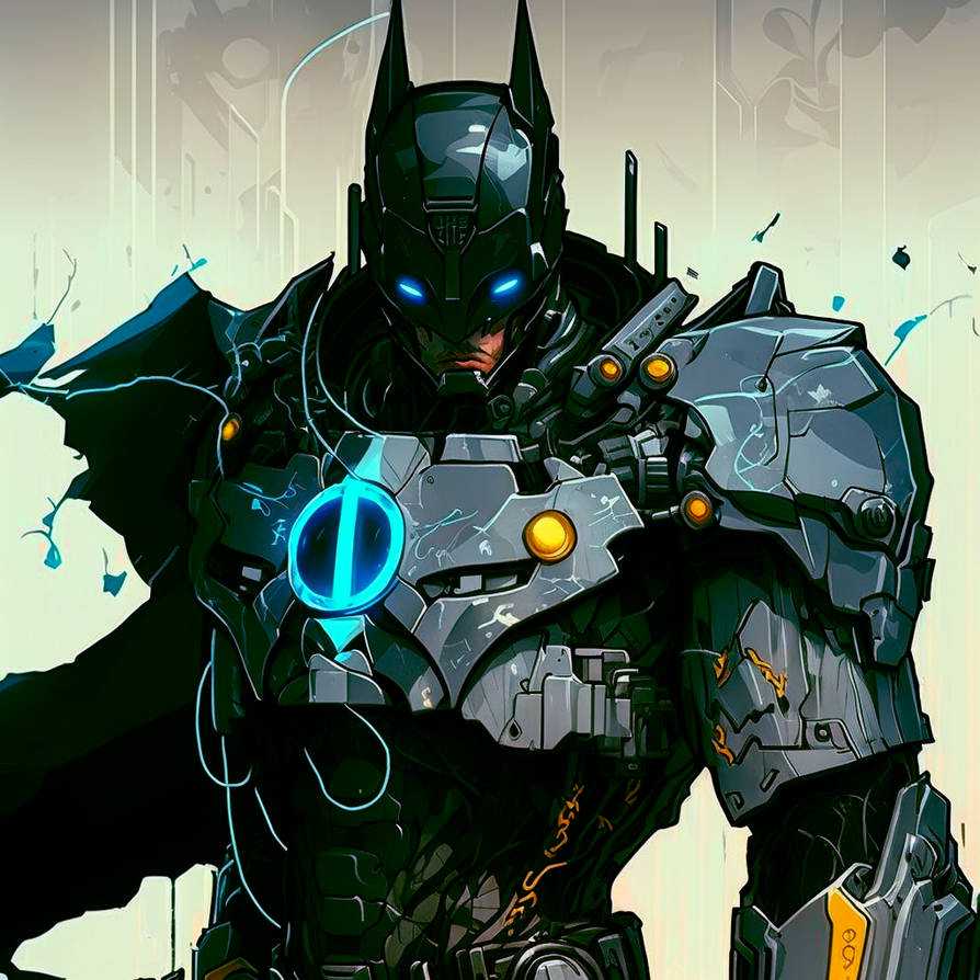 scifi batman in line of fire by in-the-mind-of-ai on DeviantArt