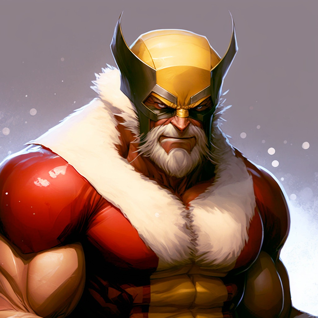 Wolverine Santa by in-the-mind-of-ai on DeviantArt