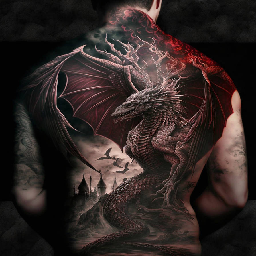 dragon back tattoo by inthemindofai on DeviantArt